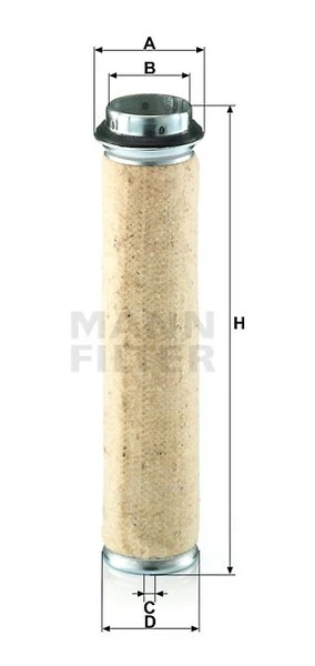 Poistný filter MANN FILTER CF 600