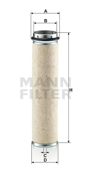 Poistný filter MANN FILTER CF 800