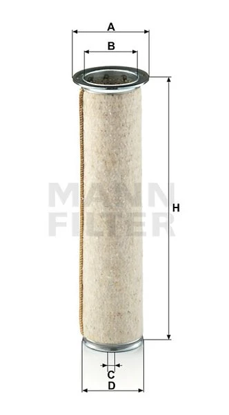Poistný filter MANN FILTER CF 922