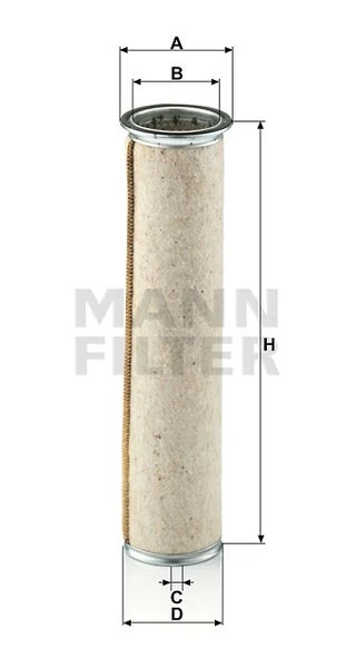 Poistný filter MANN FILTER CF 923
