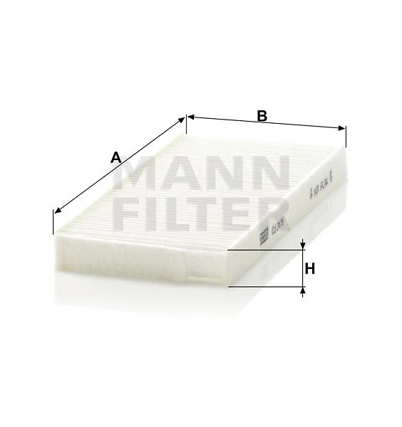 Kabínový filter MANN FILTER CU 2418-2