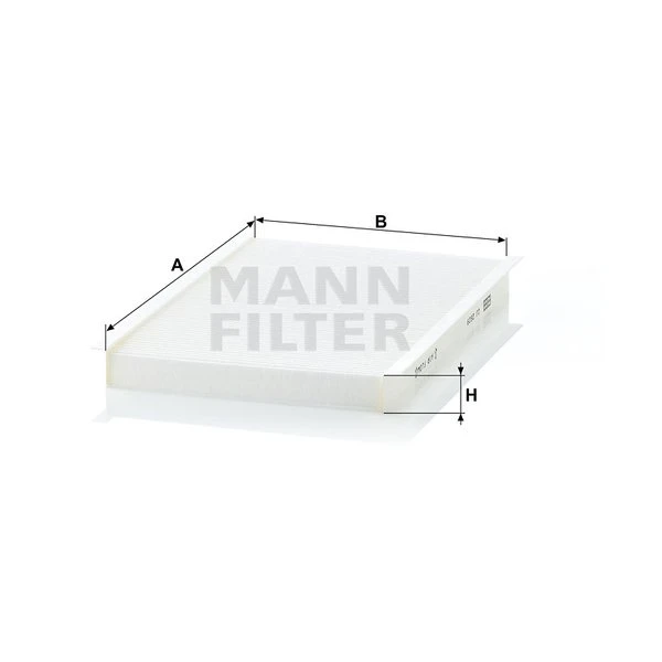 Kabínový filter MANN FILTER CU 2629
