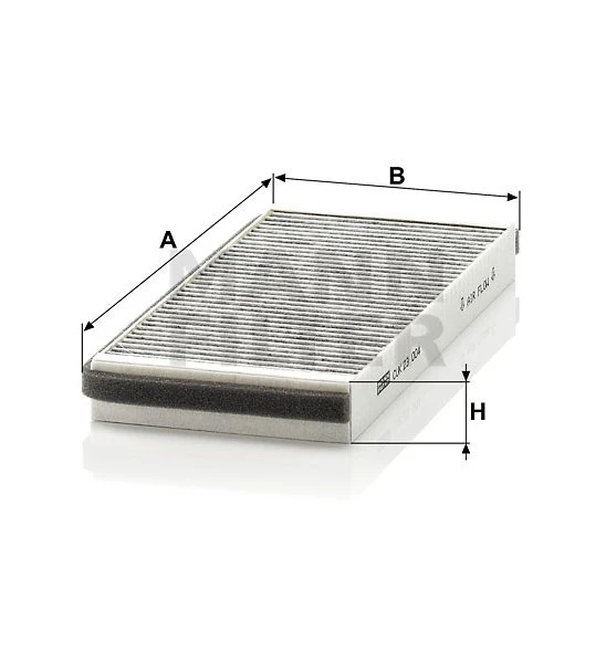 Kabínový filter MANN FILTER CUK 23 004-2