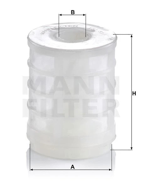 Palivový filter MANN FILTER PU 53