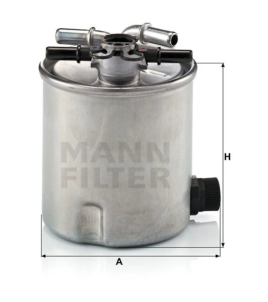 Palivový filter MANN FILTER WK 9008
