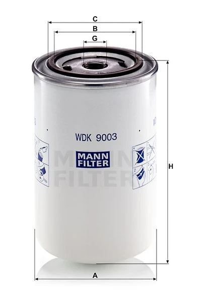 Palivový filter MANN FILTER WDK 9003