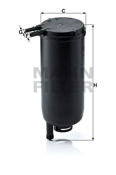 Palivový filter MANN FILTER WK 939/14 x
