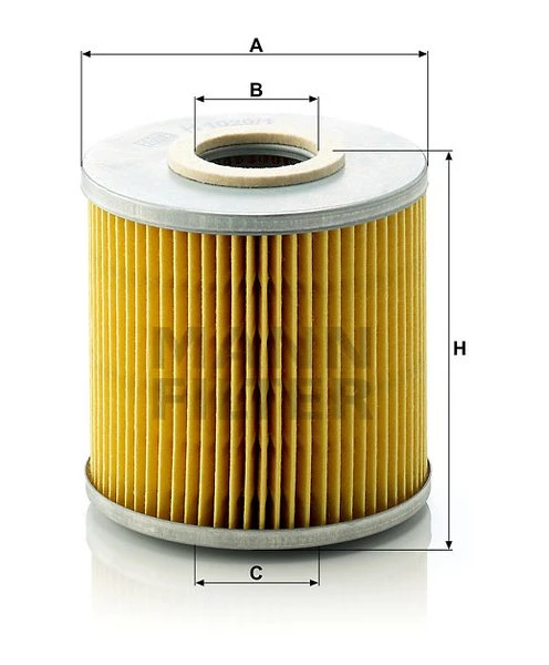 Olejový filter MANN FILTER H 1029/1 n