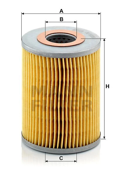 Olejový filter MANN FILTER H 1038