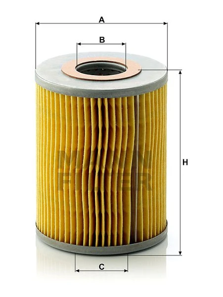 Olejový filter MANN FILTER H 1038 x