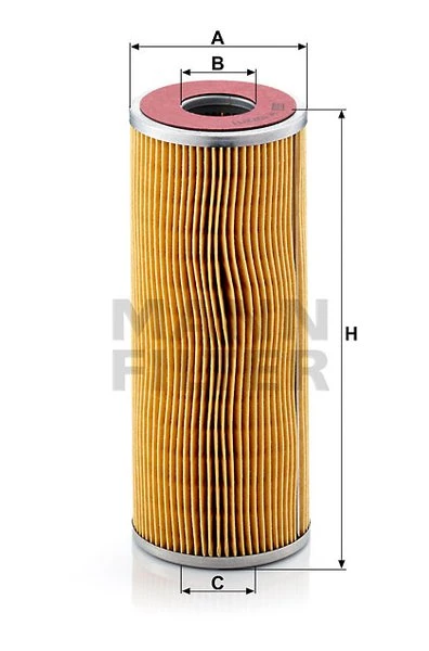 Olejový filter MANN FILTER H 1072/11 x