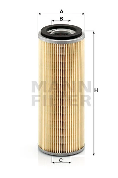 Olejový filter MANN FILTER H 1076 x