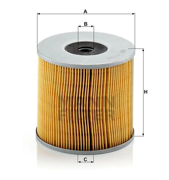 Olejový filter MANN FILTER H 1260 x