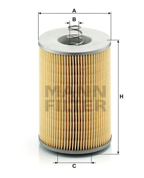 Olejový filter MANN FILTER H 1275 x