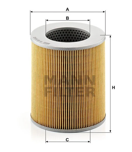 Olejový filter MANN FILTER H 15 111/2