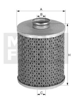 Olejový filter MANN FILTER H 15 135 pn