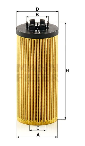 Olejový filter MANN FILTER HU 6012 z KIT