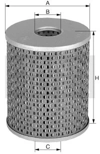 Olejový filter MANN FILTER H 15 222/2