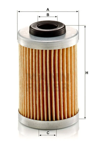 Olejový filter MANN FILTER H 43/2