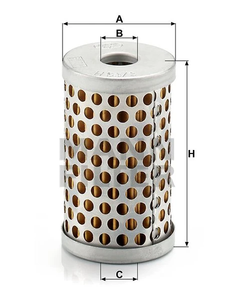 Olejový filter MANN FILTER H 53/3