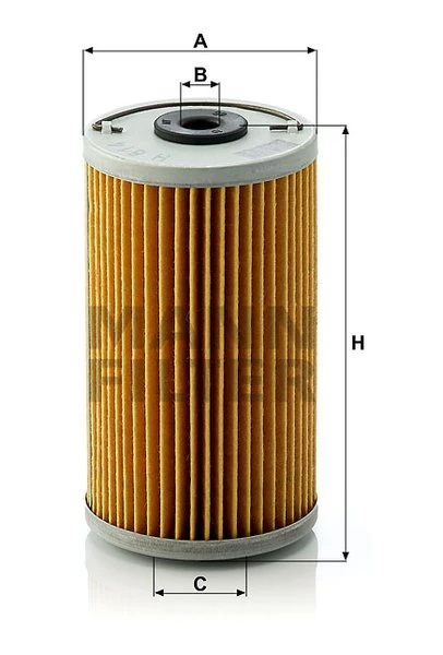 Olejový filter MANN FILTER H 614 x