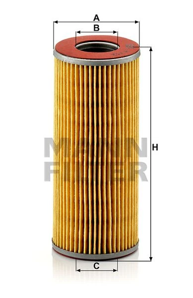 Olejový filter MANN FILTER H 712 k