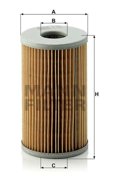 Olejový filter MANN FILTER H 720 x