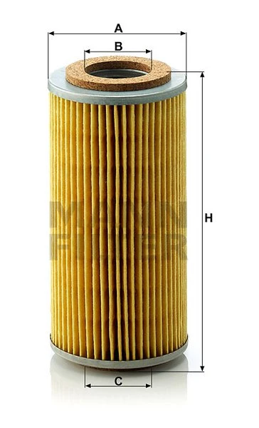 Olejový filter MANN FILTER H 804 x