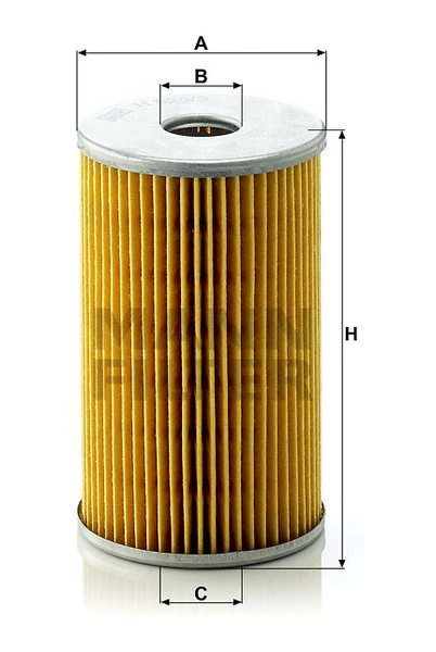 Olejový filter MANN FILTER H 820/3 x