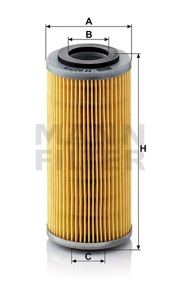 Olejový filter MANN FILTER H 827/1 n