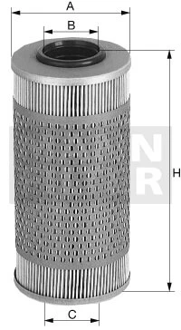 Olejový filter MANN FILTER H 925/2