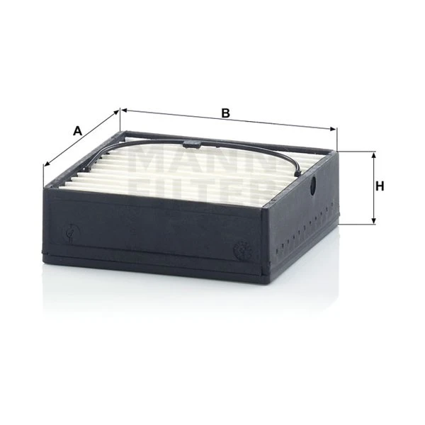 Palivový filter MANN FILTER PU 84