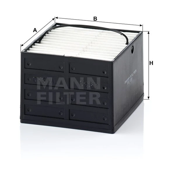 Palivový filter MANN FILTER PU 88