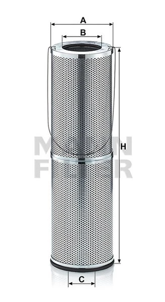 Filter hydrauliky MANN FILTER HD 15 002