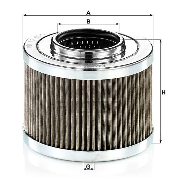 Filter hydrauliky MANN FILTER HD 13 005