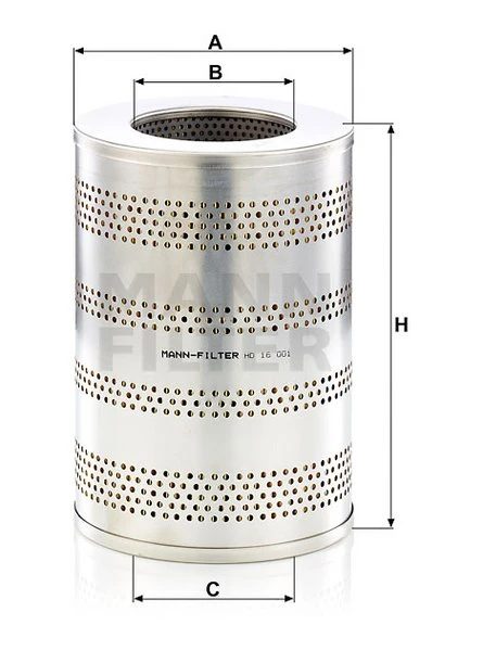 Filter hydrauliky MANN FILTER HD 16 001 x