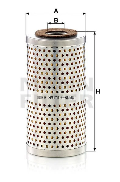 Filter hydrauliky MANN FILTER H 8010