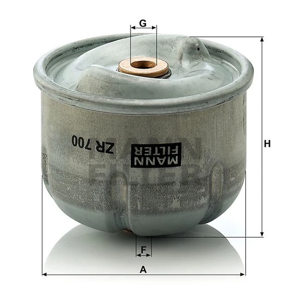Olejový filter MANN FILTER ZR 700 x