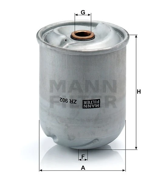 Olejový filter MANN FILTER ZR 902 x