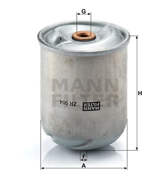 Olejový filter MANN FILTER ZR 904 x