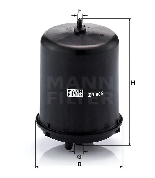 Olejový filter MANN FILTER ZR 905 z