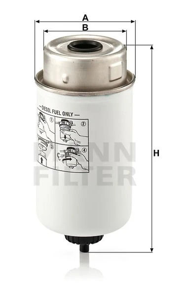 Palivový filter MANN FILTER WK 8014