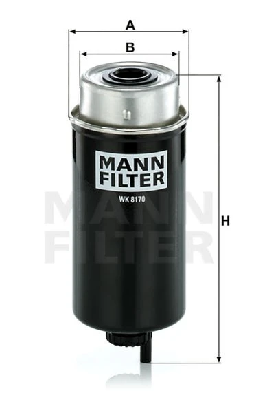Palivový filter MANN FILTER WK 8170