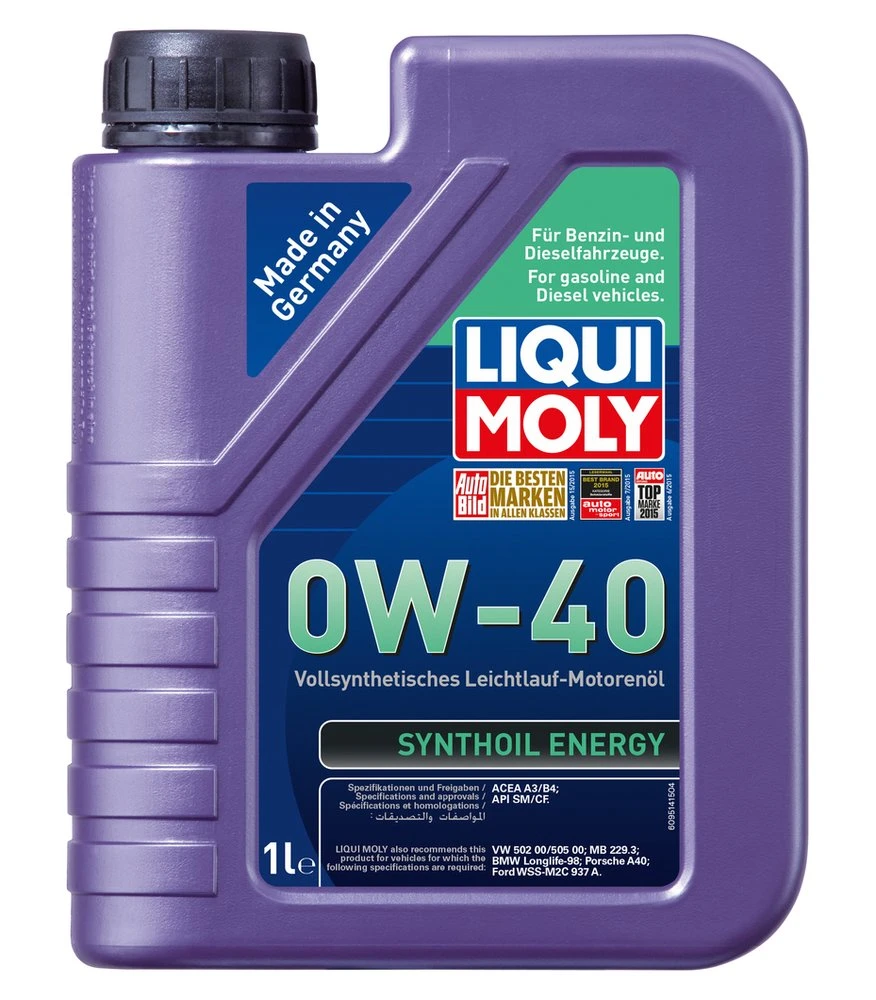 LIQUI MOLY SYNTHOIL ENERGY 0W-40 - 1l