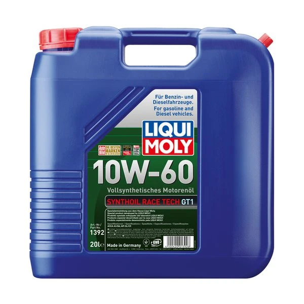LIQUI MOLY SYNTHOIL RACE TECH GT1 10W-60 - 20l