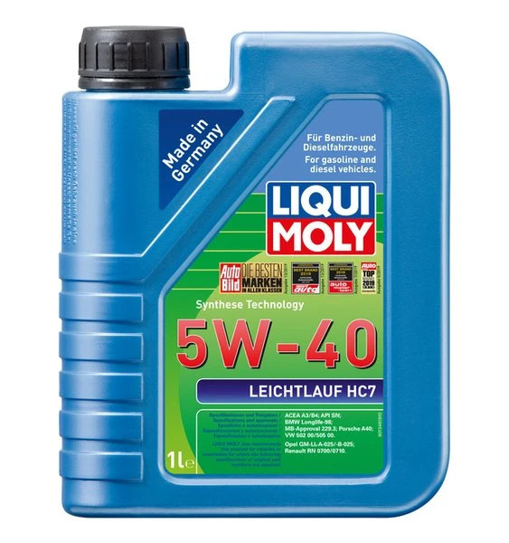 LIQUI MOLY LEICHTLAUF HC7 5W-40 - 1l