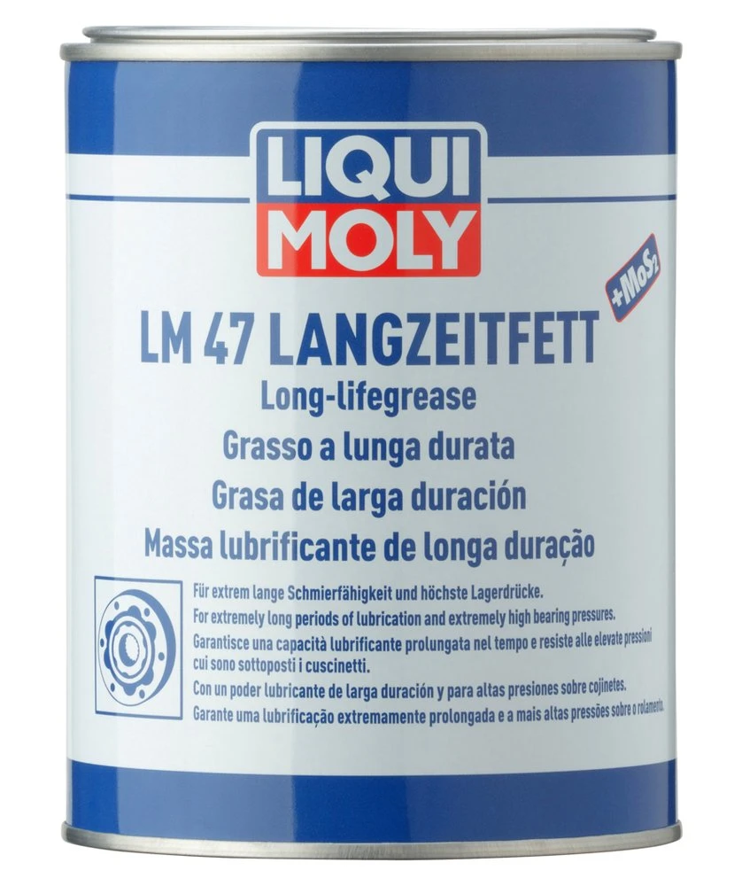 LIQUI MOLY LM 47 + MOS2, dlhodobý mazací tuk - 1kg