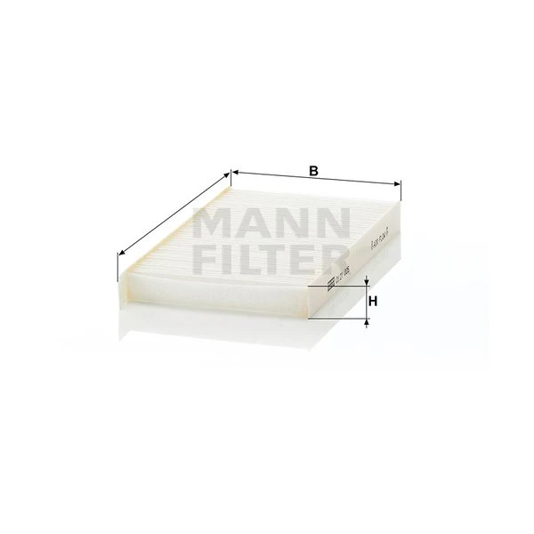 Kabínový filter MANN FILTER CU 21 005-2