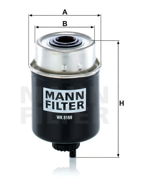 Palivový filter MANN FILTER WK 8169