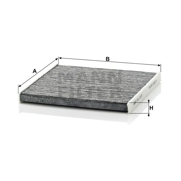 Kabínový filter MANN FILTER CUK 2131